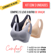 Carregar imagem no visualizador da galeria, COMPRE 1 LEVE 3 - Sutiã Sem Costura Comfort Plus™ 5D
