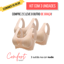 Carregar imagem no visualizador da galeria, COMPRE 1 LEVE 3 - Sutiã Sem Costura Comfort Plus™ 5D