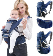 Carregar imagem no visualizador da galeria, Bolsa Canguru Portador de Bebê Multifuncional