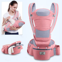 Carregar imagem no visualizador da galeria, Bolsa Canguru Portador de Bebê Multifuncional