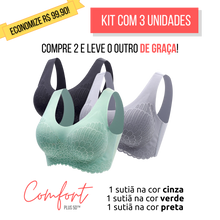 Carregar imagem no visualizador da galeria, COMPRE 1 LEVE 3 - Sutiã Sem Costura Comfort Plus™ 5D
