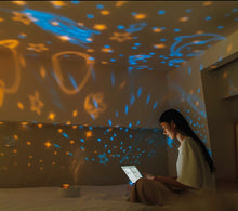 Carregar imagem no visualizador da galeria, STEAM Difusor e Umidificador - Com Projeção de Luzes e Spray Duplo
