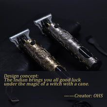 Carregar imagem no visualizador da galeria, Maquina de Barba e Cabelo Elétrica Profissional
